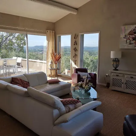 Villa Climatisee Avec Vue Panoramique Et Piscine Sans Vis A Vis. *