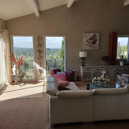 Villa Climatisée Avec Vue Panoramique Et Piscine Sans Vis à Vis. *